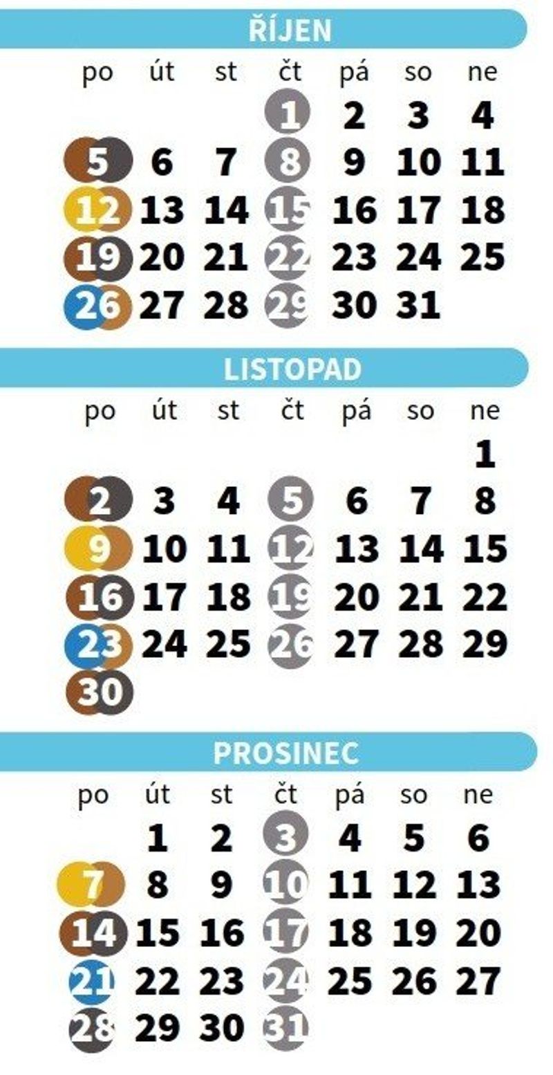 Kalendář svozu Višňová